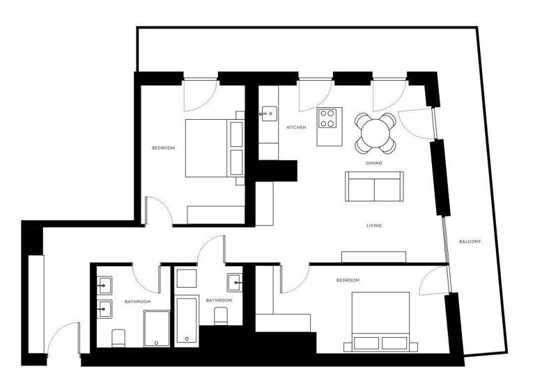 Wohnung zur Miete - Erstbezug 2.330 € 3 Zimmer 88,4 m² 11. Geschoss Dresdner Straße Wien 1200