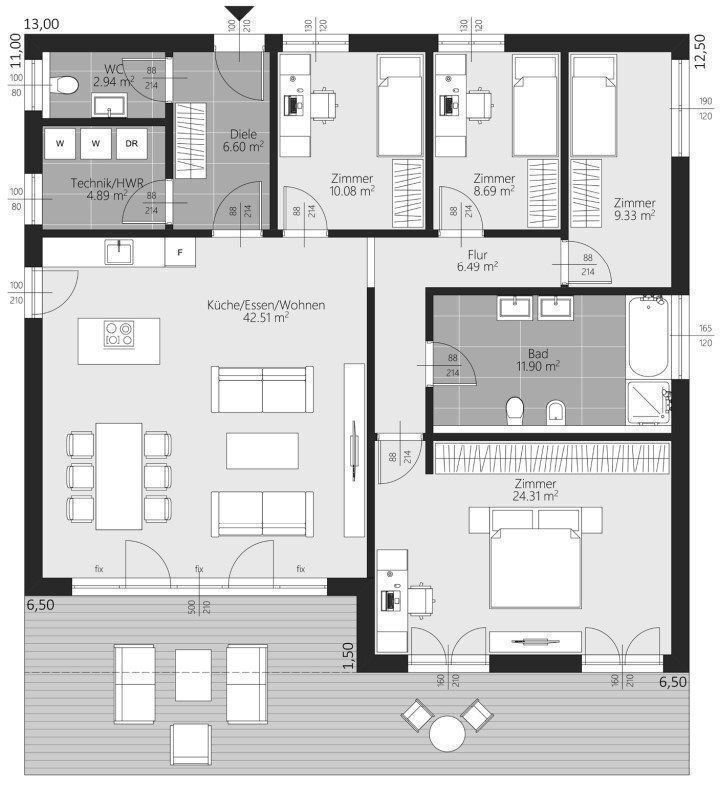 Einfamilienhaus zum Kauf provisionsfrei 482.600 € 5 Zimmer 127 m²<br/>Wohnfläche 429 m²<br/>Grundstück Klostersteige Hechingen Hechingen 72379