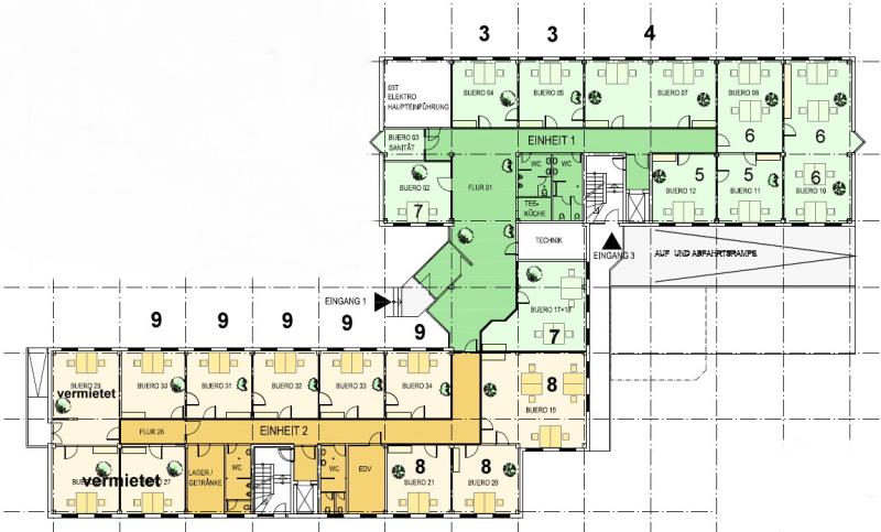 Medizinisches Gebäude zur Miete provisionsfrei 928 € 2 Zimmer 142,8 m²<br/>Bürofläche Keramag Flörsheim am Main 65439