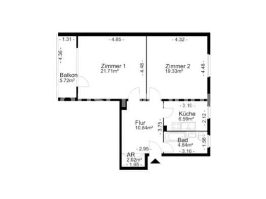 Wohnung zur Miete Tauschwohnung 373 € 2 Zimmer 69 m² 5. Geschoss Lichtenrade Berlin 12309