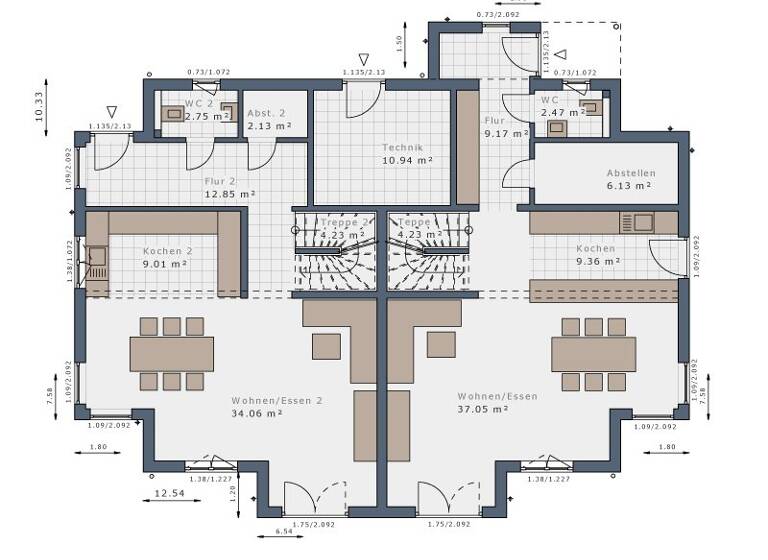 Mehrfamilienhaus zum Kauf provisionsfrei 1.661.205 € 8 Zimmer 246 m² 1.119 m² Grundstück Lichtenrade Berlin 12305
