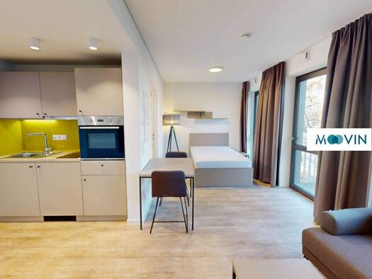 Studio zur Miete 995 € 1 Zimmer 35,7 m² 2. Geschoss frei ab 01.12.2025 Himmelgeister Straße 236 Bilk Düsseldorf 40225