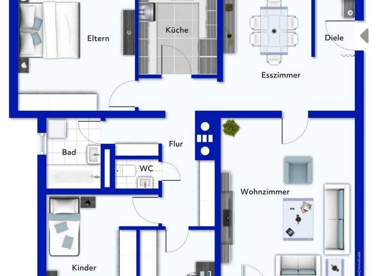 Wohnung zum Kauf 330.000 € 5 Zimmer 106 m² Stadtmitte Neu-Ulm 89231