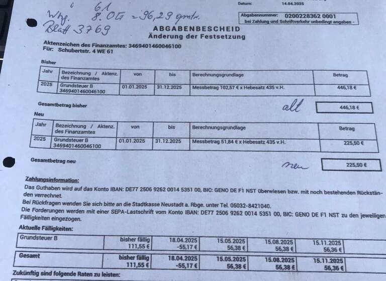 Wohnung zum Kauf 135.000 € 3 Zimmer 96 m² 8. Geschoss frei ab sofort Schubertstraße 4 Neustadt Neustadt am Rübenberge 31535