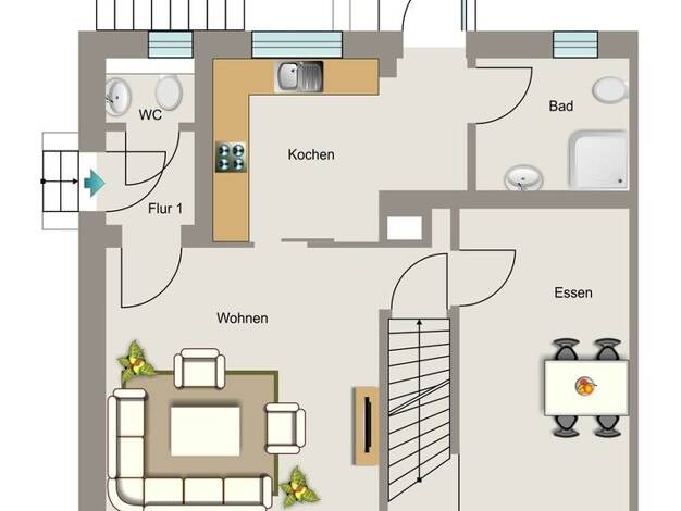Einfamilienhaus zum Kauf provisionsfrei 375.000 € 3,5 Zimmer 62 m² 526 m² Grundstück Heckhülsenring 34 Heisingen Stadtbezirk VIII 45259