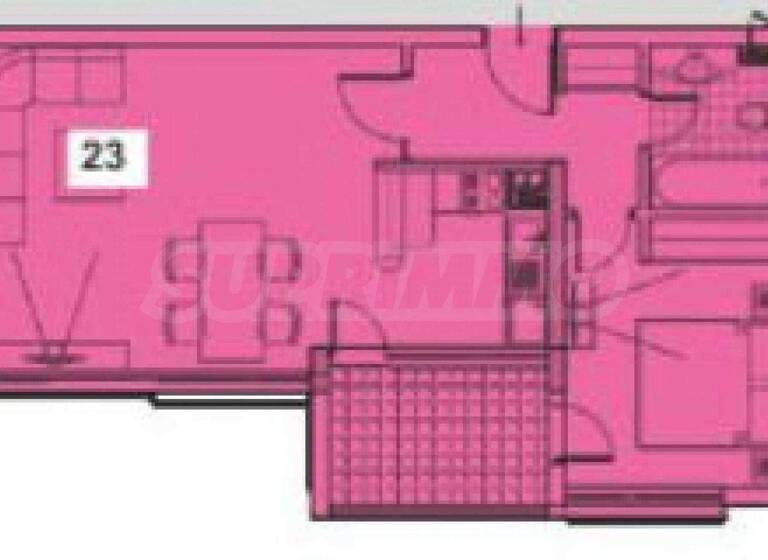 Studio zum Kauf 180.251 € 1 Zimmer 78,4 m² Sofia