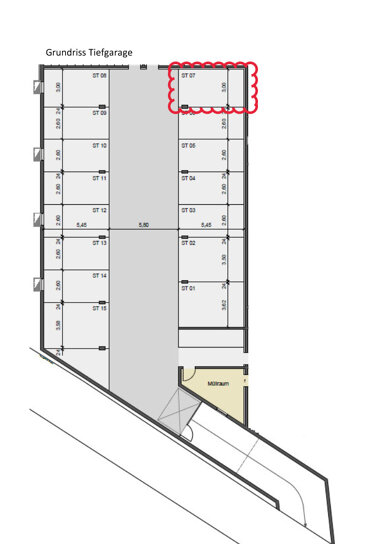 Tiefgaragenstellplatz zur Miete provisionsfrei 90 € Im Guggenbühl 30 Überlingen Überlingen 88662