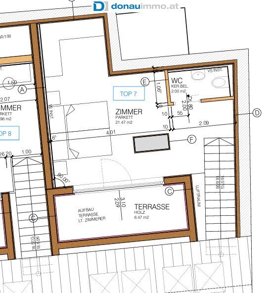 Wohnung zum Kauf 298.000 € 2 Zimmer 64,6 m²<br/>Wohnfläche 2.<br/>Geschoss Krems an der Donau Krems an der Donau 3500