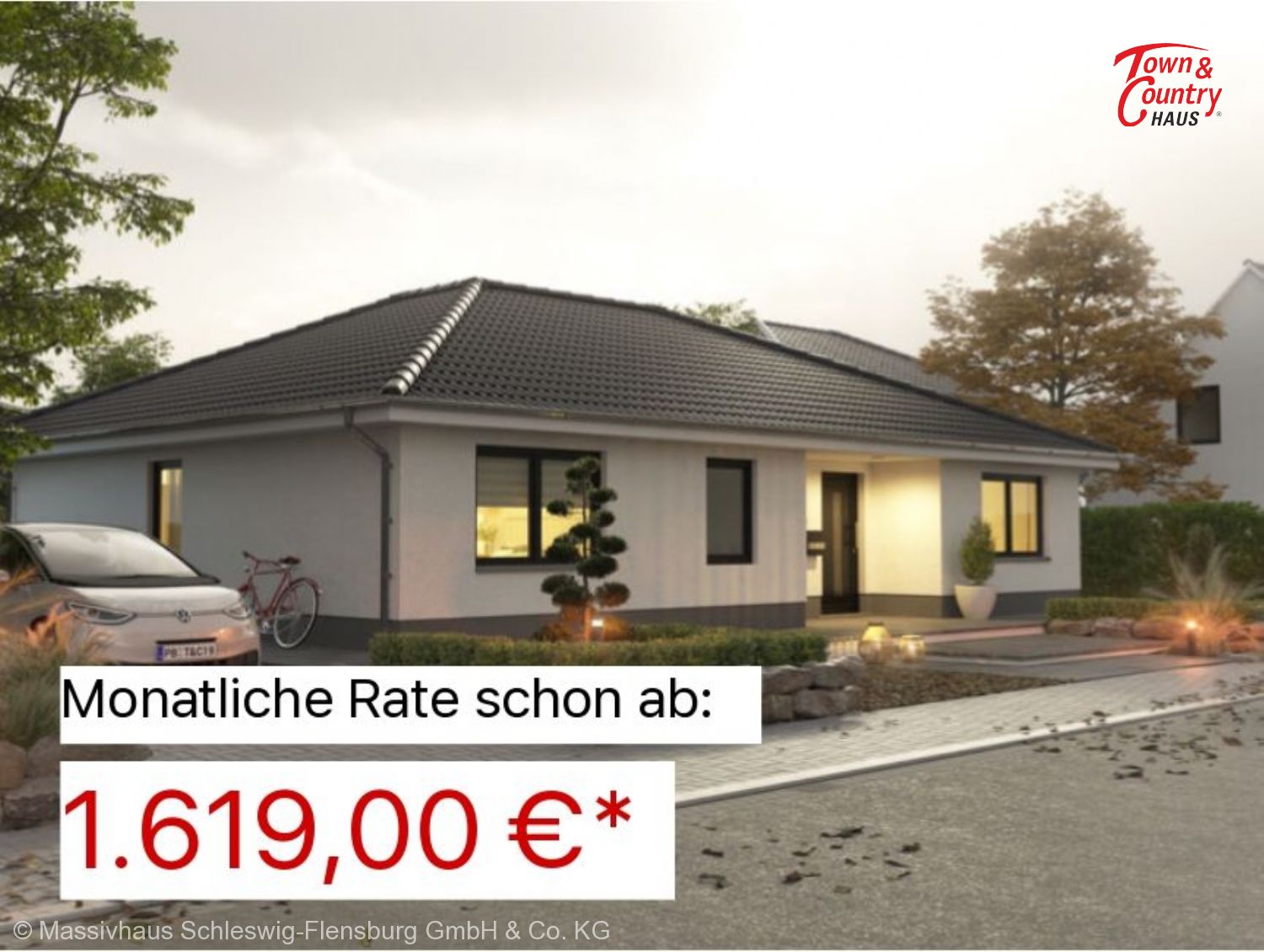 Bungalow zum Kauf provisionsfrei 388.455 € 5 Zimmer 127,1 m²<br/>Wohnfläche 741 m²<br/>Grundstück Großenwiehe 24969