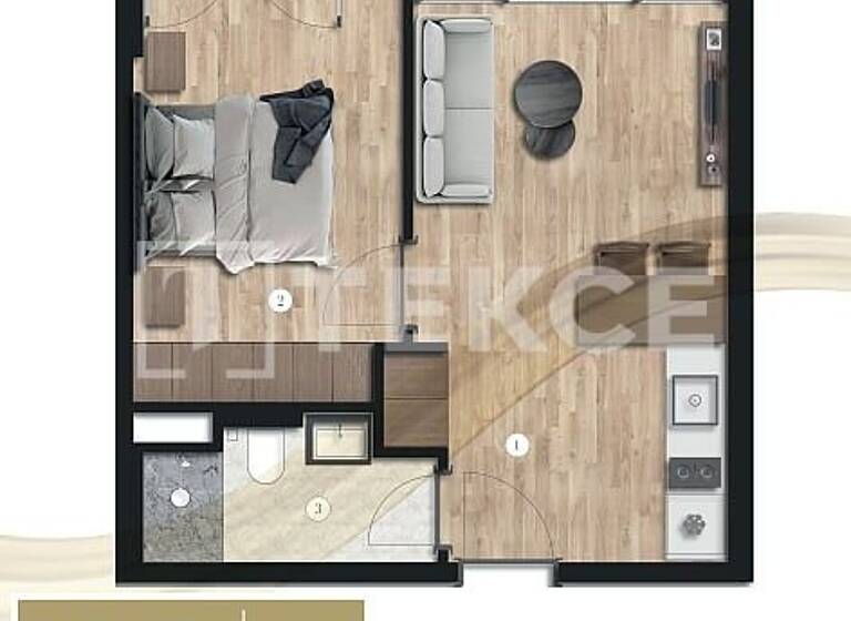 Penthouse zum Kauf 107.000 € 3 Zimmer 63 m² 15. Geschoss Ankara 06146