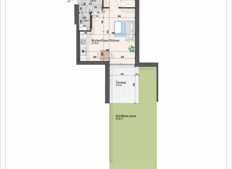 Wohnung zum Kauf 150.000 € 2 Zimmer EG Lannach 8502