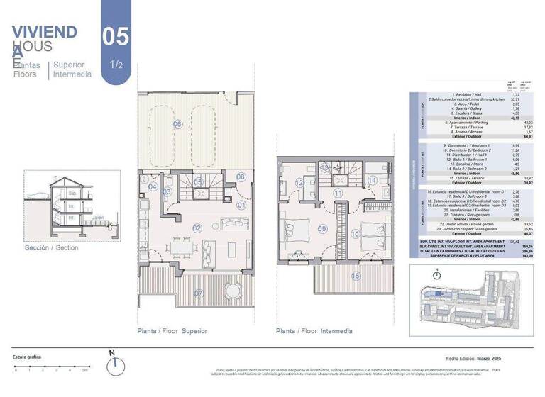 Reihenmittelhaus zum Kauf - Erstbezug provisionsfrei 457.000 € 5 Zimmer 157 m² La Nucia 03530