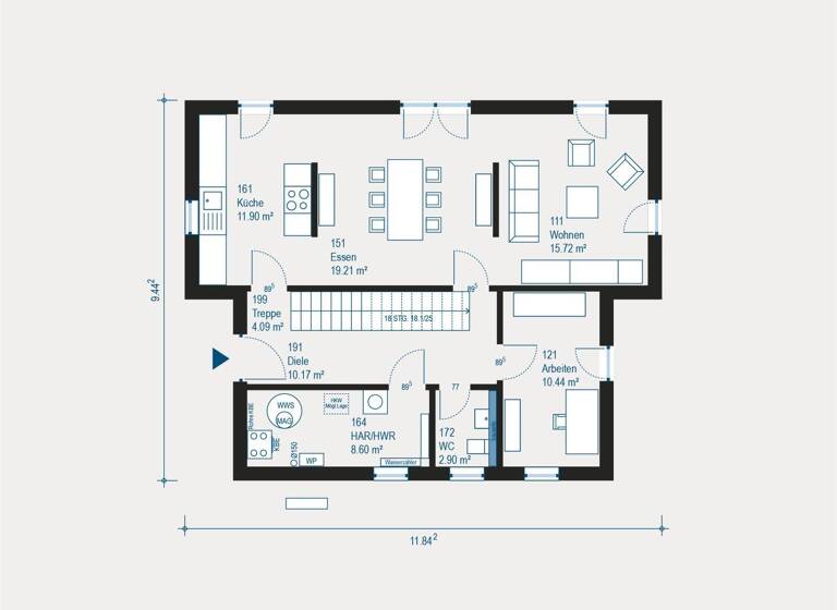 Einfamilienhaus zum Kauf provisionsfrei 604.200 € 4 Zimmer 173,4 m² 588 m² Grundstück Memmelsdorf 96117