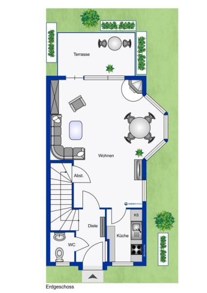 Doppelhaushälfte zum Kauf 269.000 € 3 Zimmer 66 m²<br/>Wohnfläche 283 m²<br/>Grundstück Westeraccumersiel Dornum OT Westeraccumersiel 26553