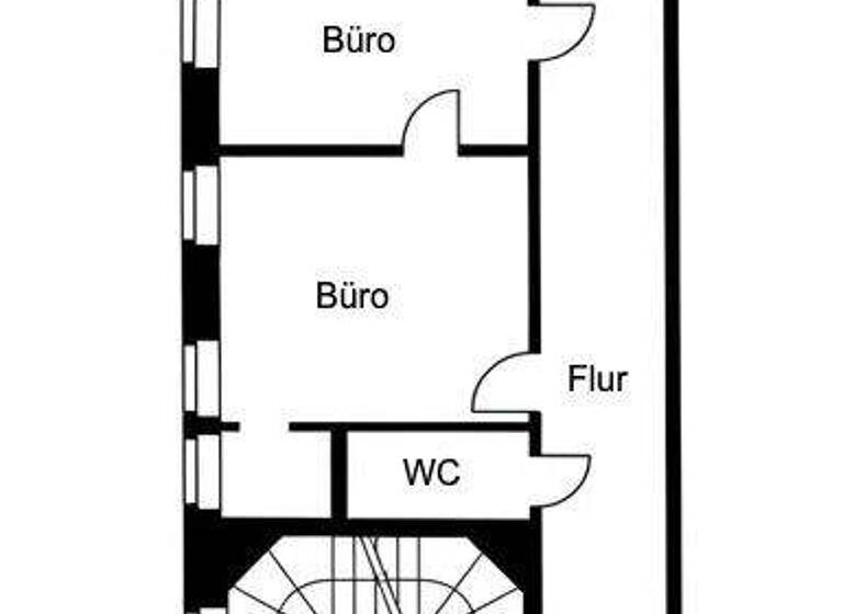 Bürofläche zur Miete provisionsfrei 900 € 3 Zimmer 90 m² Bürofläche Gottschedstraße 18 Zentrum-West Leipzig 04109
