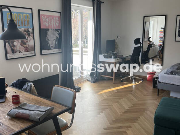 Studio zur Miete Tauschwohnung 690 € 1 Zimmer 37 m² EG Schwabing-West München 80797