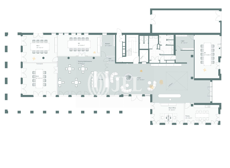 Bürofläche zur Miete provisionsfrei 21,50 € 6.216,1 m² Bürofläche teilbar ab 283 m² Ottensen Hamburg 22765
