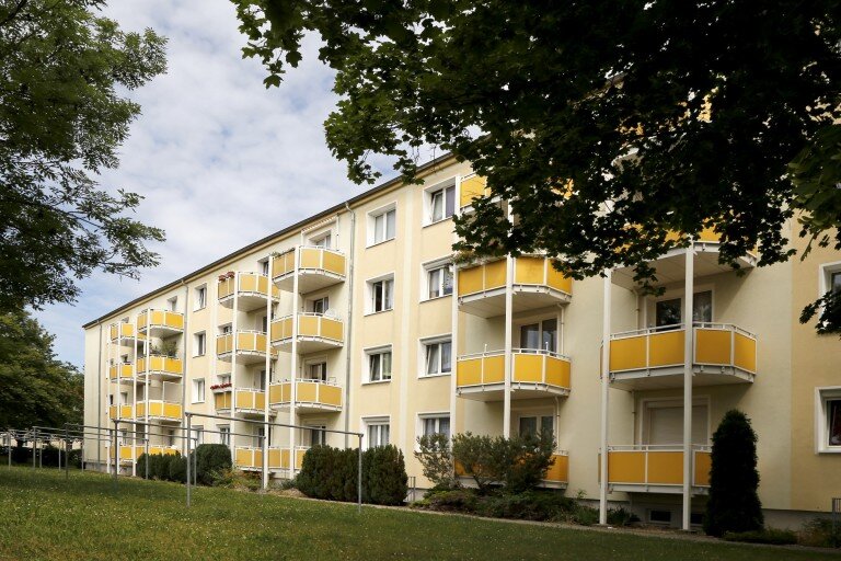 Wohnung zur Miete 413 € 3 Zimmer 59 m²<br/>Wohnfläche 1.<br/>Geschoss Albert-Schweitzer Str. 2 Weißenfels Weißenfels 06667