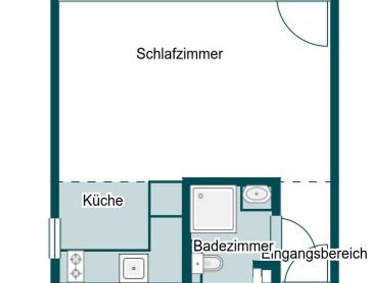 Studio zum Kauf 175.000 € 1 Zimmer 29,1 m² 1. Geschoss Hausen Frankfurt am Main 60488