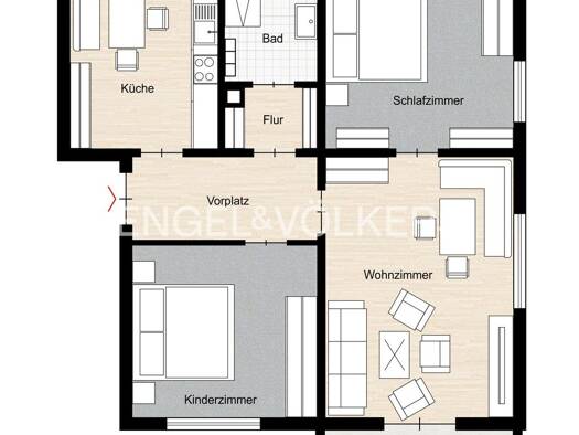 Wohnung zum Kauf 270.000 € 3 Zimmer 69 m² 1. Geschoss Markgröningen Markgröningen 71706