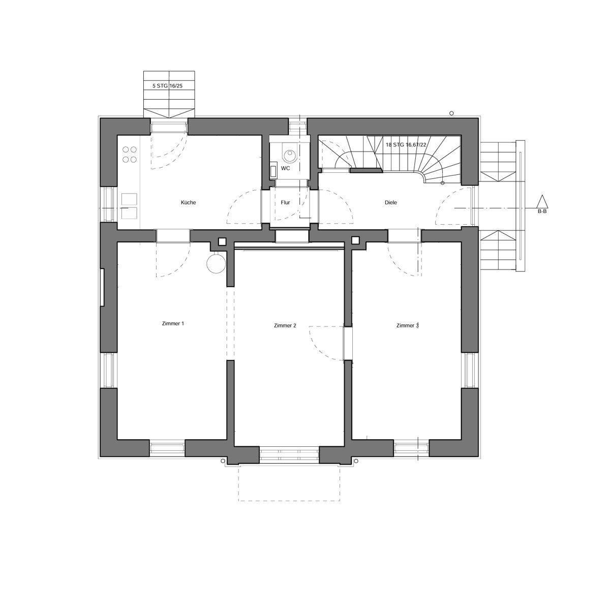 Einfamilienhaus zum Kauf 5 Zimmer 130,7 m²<br/>Wohnfläche 387 m²<br/>Grundstück Vaterstetten Vaterstetten 85591