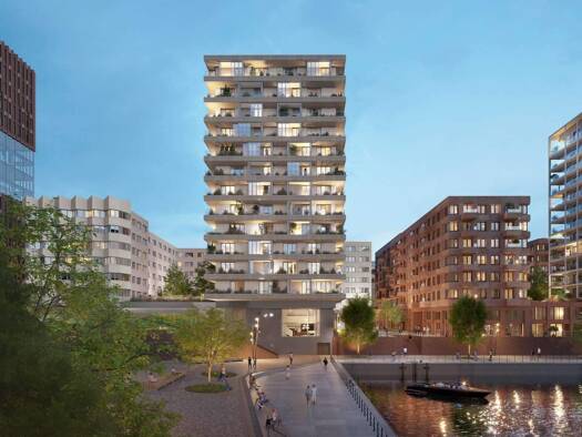 Wohnung zum Kauf - Neubau provisionsfrei 1.199.000 € 2 Zimmer 82,5 m² 8. Geschoss HafenCity Hamburg 20457