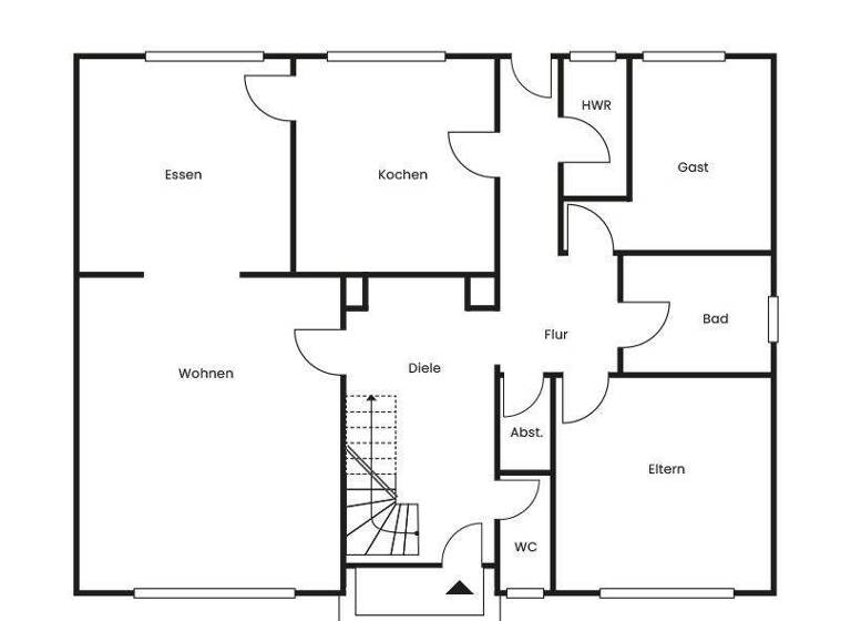 Mehrfamilienhaus zum Kauf 299.000 € 6 Zimmer 214 m² 733 m² Grundstück Haren Haren (Ems) 49733