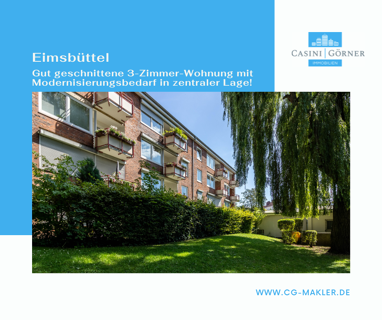 Wohnung zum Kauf provisionsfrei 395.000 € 3 Zimmer 73 m² 2. Geschoss Eimsbüttel Hamburg 20259