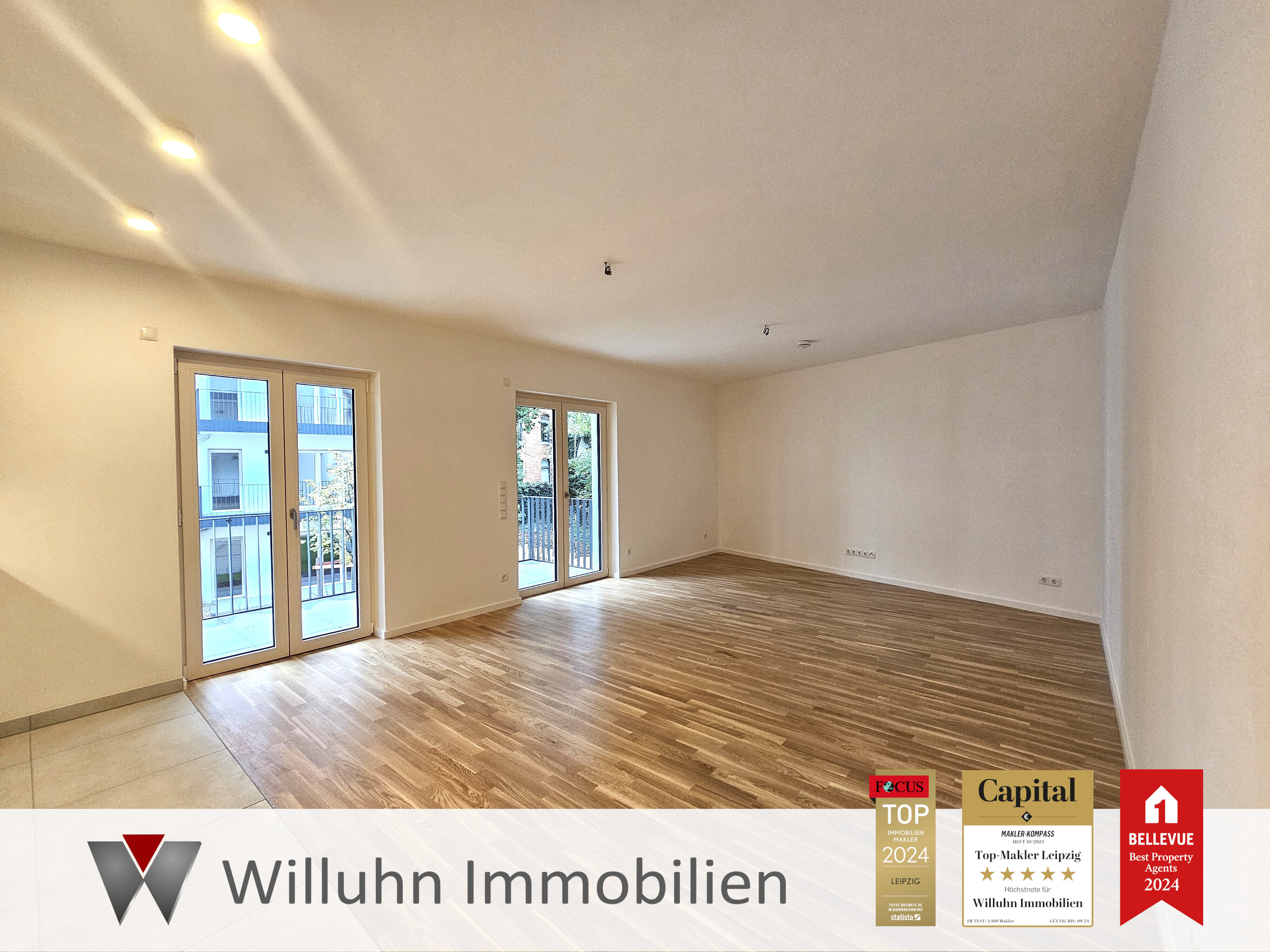 Wohnung zur Miete 637 € 1 Zimmer 45 m²<br/>Wohnfläche EG<br/>Geschoss Anger-Crottendorf Leipzig 04315