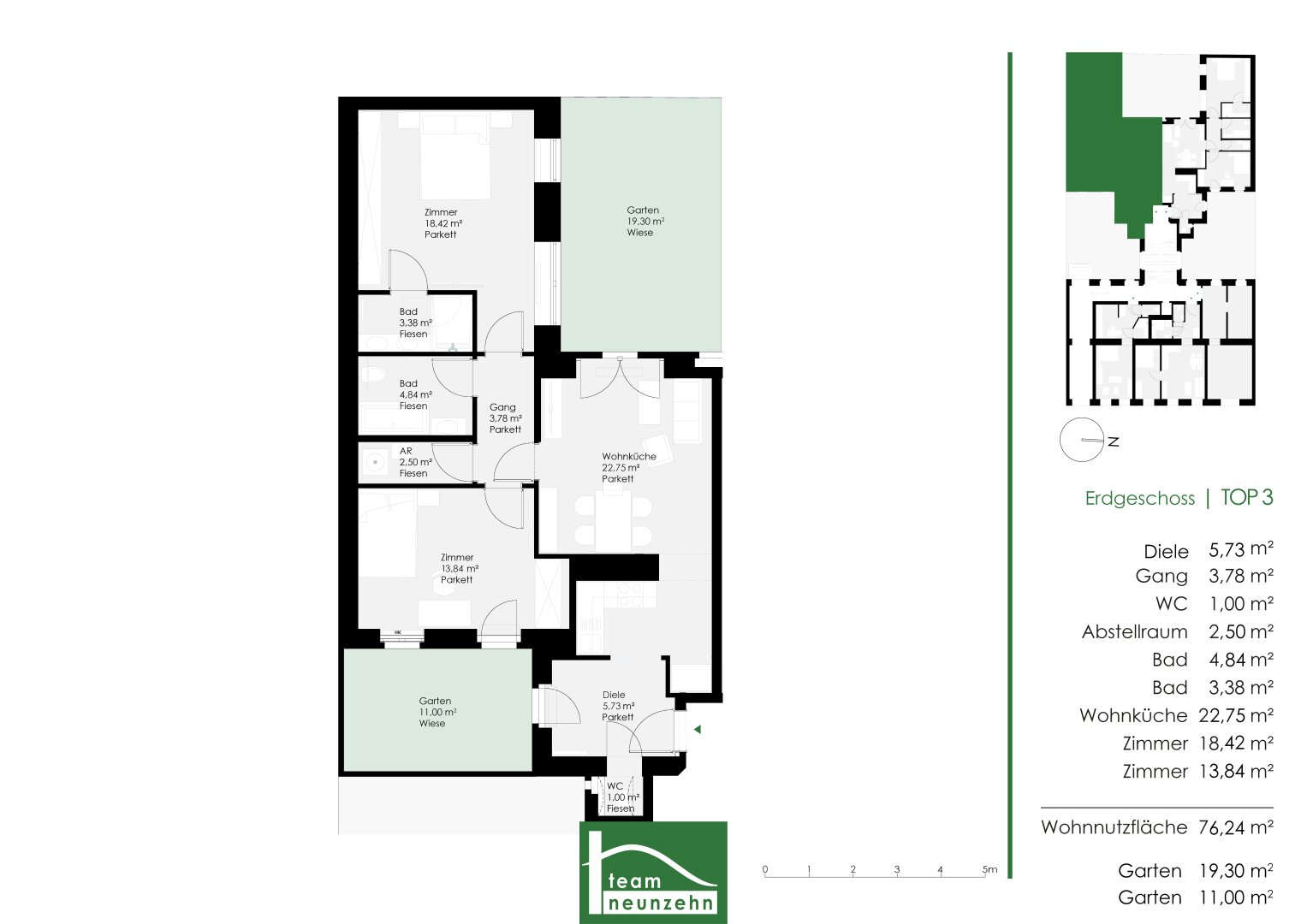 Wohnung zum Kauf 375.000 € 3 Zimmer 76,8 m²<br/>Wohnfläche EG<br/>Geschoss Tanbruckgasse 6 Wien 1120