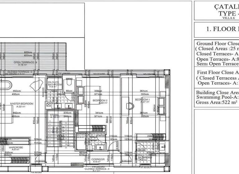 Villa zum Kauf provisionsfrei 918.500 € 5 Zimmer 324 m² 683 m² Grundstück Catalkoy 99370