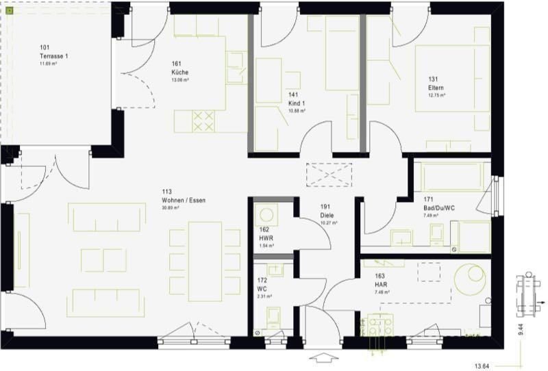 Mehrfamilienhaus zum Kauf 440.919 € 3 Zimmer 108 m²<br/>Wohnfläche 500 m²<br/>Grundstück Freudenstadt Freudenstadt 72250