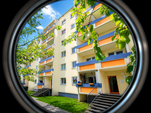 Wohnung zur Miete 304 € 4 Zimmer 64,5 m² 3. Geschoss Lortzingbogen 30 Südliche Neustadt West 06124