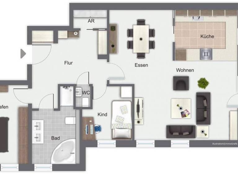 Wohnung zur Miete 1.200 € 3 Zimmer 93 m² 1. Geschoss frei ab 01.06.2026 Pfaffenhofen a d Ilm Pfaffenhofen an der Ilm 85276