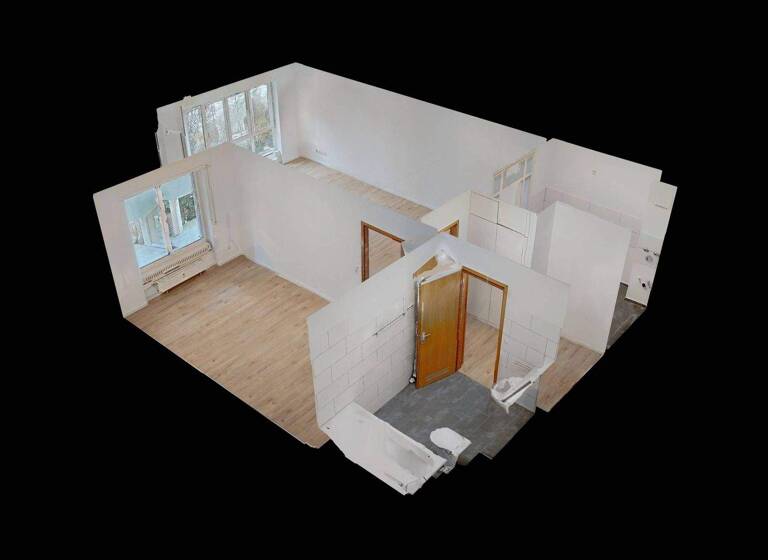 Terrassenwohnung zur Miete 925 € 2 Zimmer 60,5 m² EG frei ab sofort Dresdener Straße 8 Hellerhof Düsseldorf 40595