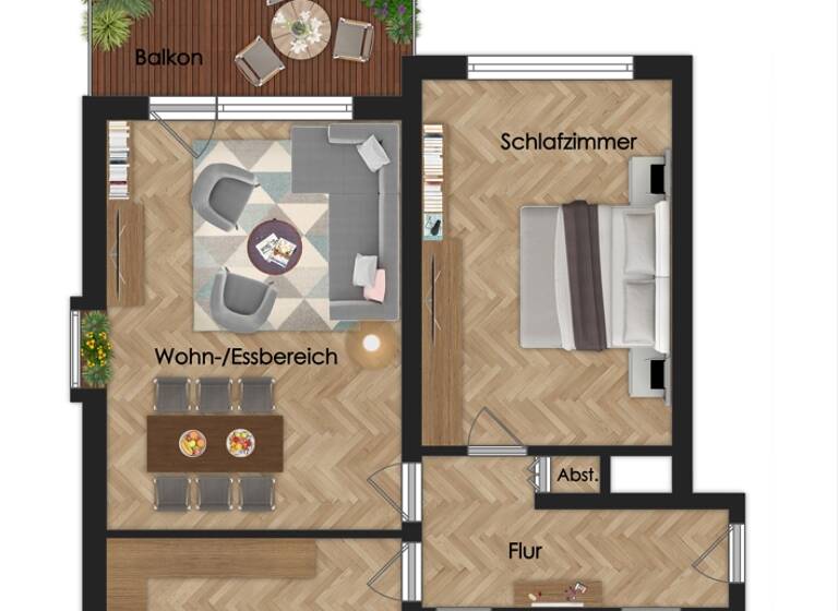 Wohnung zum Kauf 274.500 € 3 Zimmer 92 m²<br/>Wohnfläche 2.<br/>Geschoss Pfullingen 72793