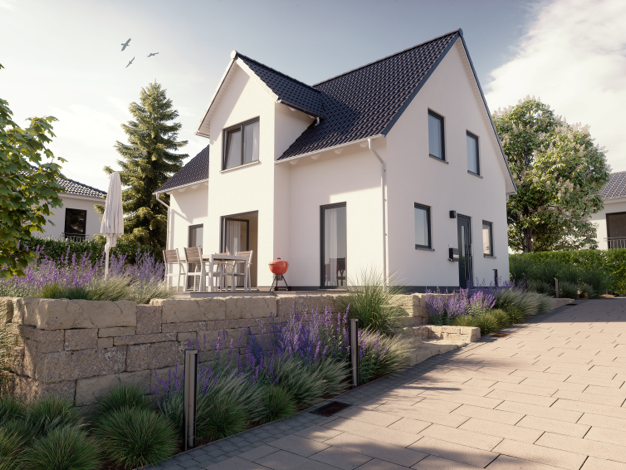 Einfamilienhaus zum Kauf - Erstbezug 310.535 € 7 Zimmer 123 m² 408 m² Grundstück Großkayna Braunsbedra 06242