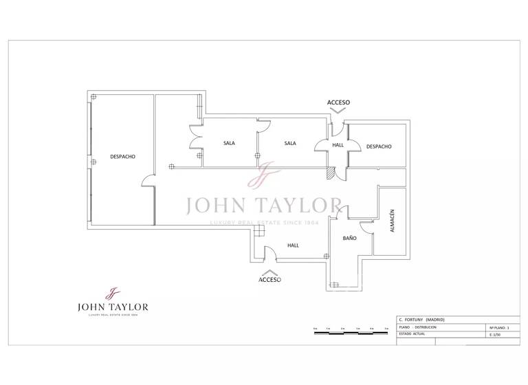 Bürofläche zum Kauf provisionsfrei 600.000 € 6 Zimmer 195 m² Bürofläche Madrid 28010