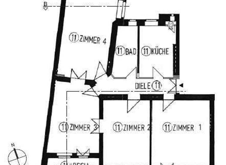 Wohnung zum Kauf 699.000 € 4 Zimmer 150 m² 1. Geschoss Kreuzberg Berlin 10999