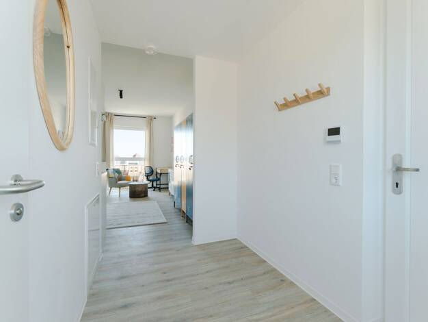 Studio zur Miete - Erstbezug 498 € 1 Zimmer 28,5 m² 5. Geschoss frei ab sofort Hansastraße 22 Alte Neustadt Magdeburg 39106