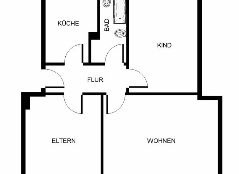Wohnung zur Miete 794 € 3 Zimmer 64 m²<br/>Wohnfläche 2.<br/>Geschoss 11.05.2025<br/>Verfügbarkeit Babostr. 5 Ostenviertel Regensburg 93055