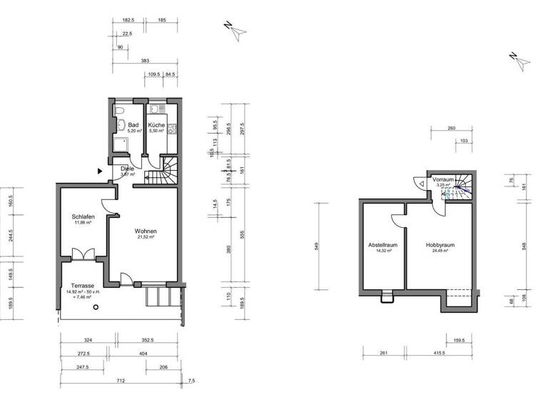 Wohnung zum Kauf provisionsfrei 475.000 € 2 Zimmer 68 m² EG Gröbenzell 82194
