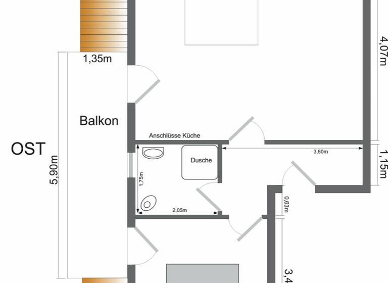 Wohnung zum Kauf 270.000 € 2 Zimmer 41,4 m² 2. Geschoss Weilheim 82362