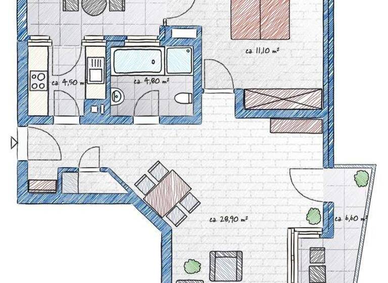 Wohnung zum Kauf 154.000 € 2 Zimmer 58,2 m² 4. Geschoss Künzelsau 74653