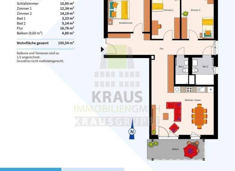 Wohnung zum Kauf provisionsfrei 769.000 € 4 Zimmer 105,5 m² 4. Geschoss Rohrbach Heidelberg 69126