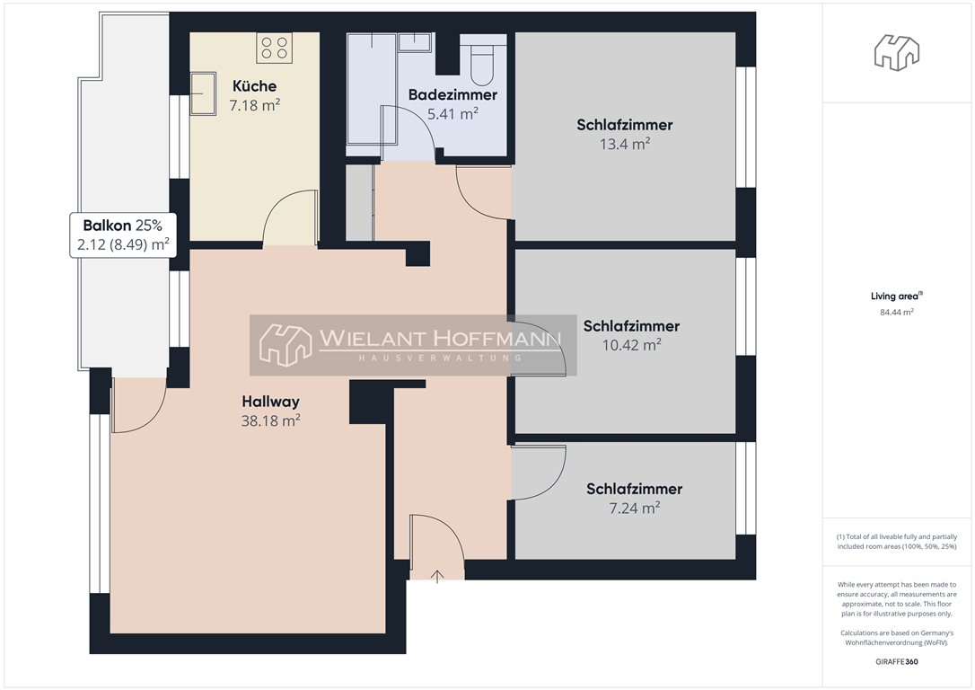 Wohnung zum Kauf 3,5 Zimmer 86,5 m²<br/>Wohnfläche 2.<br/>Geschoss ab sofort<br/>Verfügbarkeit Hans-Reumann-Straße 12c Rellingen 25462