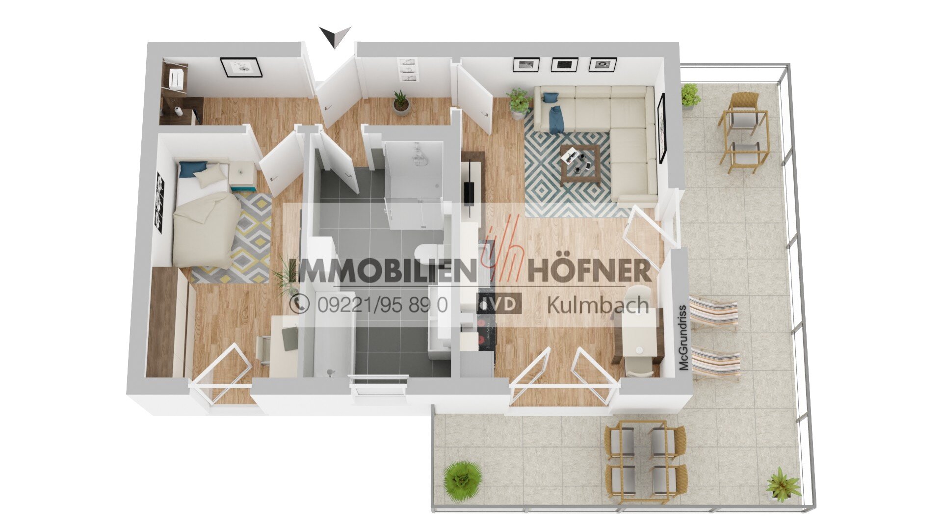 Wohnung zum Kauf provisionsfrei 272.550 € 2 Zimmer 69 m²<br/>Wohnfläche Windischeschenbach Windischeschenbach 92670