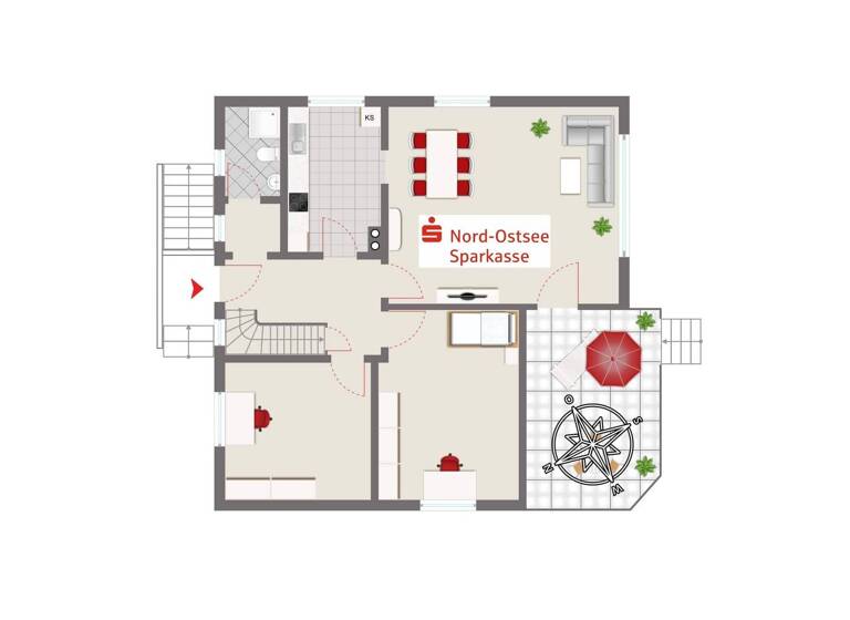 Einfamilienhaus zum Kauf provisionsfrei 450.000 € 6 Zimmer 121 m² 860 m² Grundstück Wrixum 25938