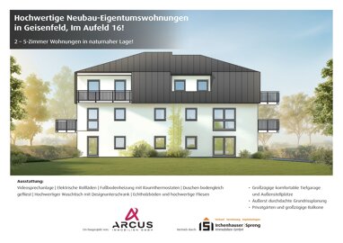 Terrassenwohnung zum Kauf provisionsfrei 449.000 € 3,5 Zimmer 84,3 m² EG Im Aufeld 16 Geisenfeld Geisenfeld 85290