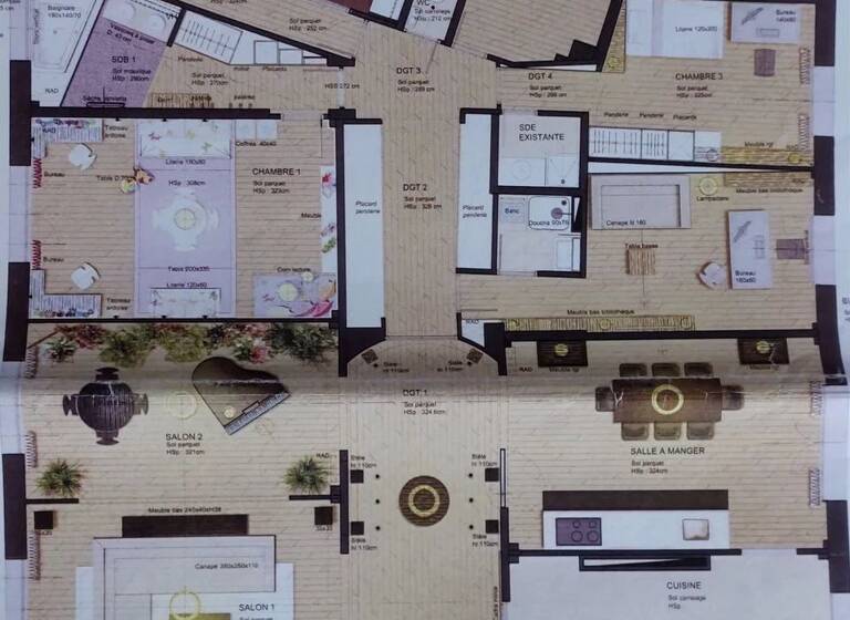 Wohnung zum Kauf 6.400.000 € 6 Zimmer 252 m² Jardin des Plantes 5th (Latin quarter - Mouffetard) 75005